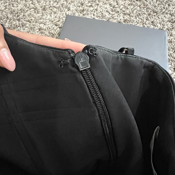 House of CB Reva Black Satin Balcony Corset Dress - Picture 4 of 8